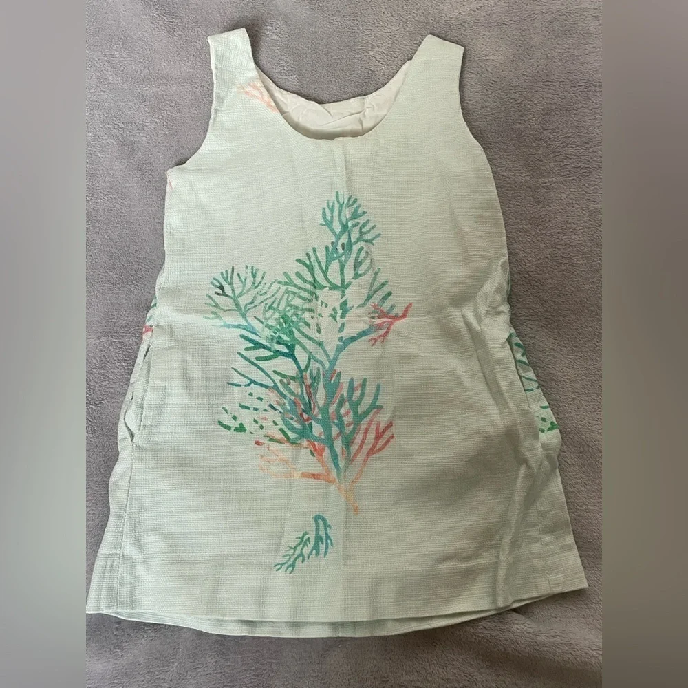 Zara Light Green Sheath Dress Sleeveless Scoop Neck Size 3/4